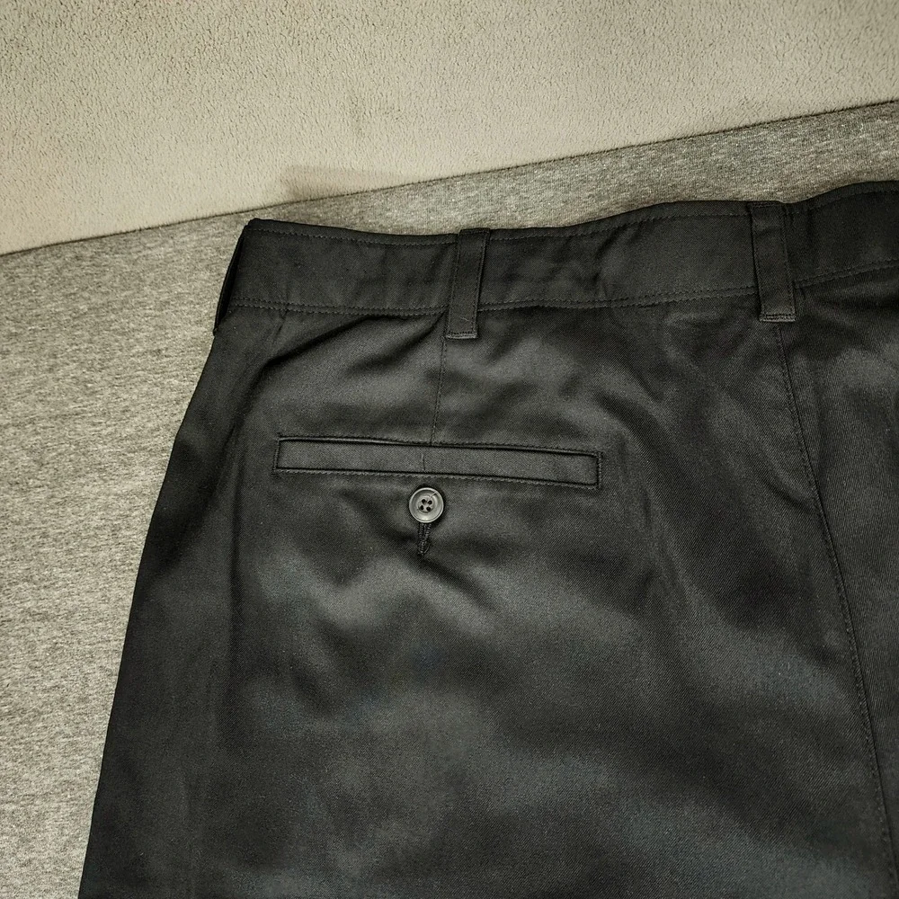 PGA Tour Golf Short sz 40 Men Black‎ Nylon Zip Pocket Performance Athletic 10